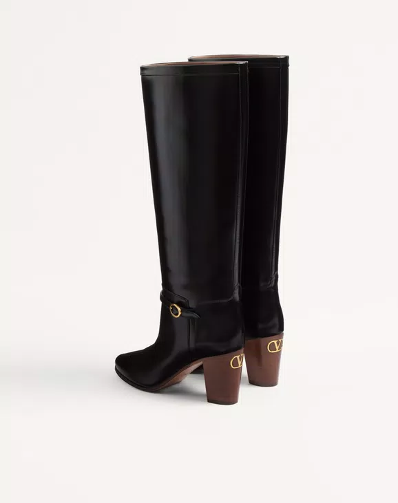 Valentino Pattie Calfskin Boot 75Mm - Image 4